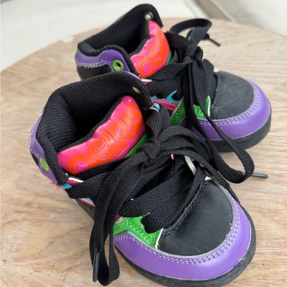 OSIRIS Baby High-Top Skate Sneakers Multicolor Urban Street Style Size 6 - Picture 6 of 8